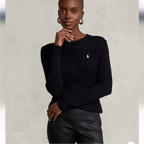 Polo Ralph Lauren Sweaters - Polo Ralph Lauren Slim fit cotton cable knit sweater size M
